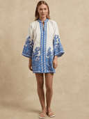 Hannah Artwear Dress Lumi Dress in Brocade Azul