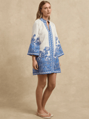 Hannah Artwear Dress Lumi Dress in Brocade Azul
