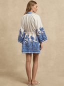 Hannah Artwear Dress Lumi Dress in Brocade Azul