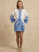 Hannah Artwear Dress Lumi Dress in Brocade Azul