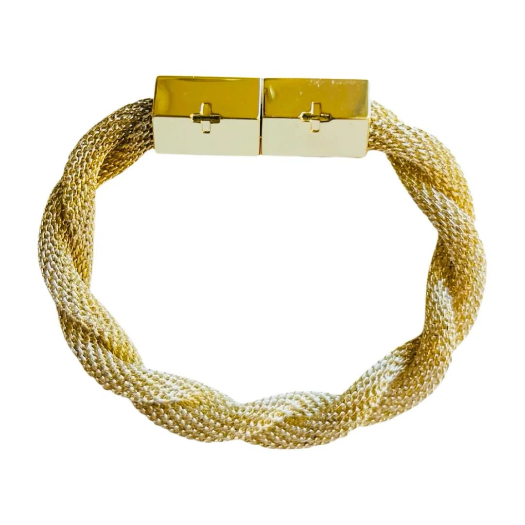 Holst + Lee Bracelet Gold Twisted Mesh Bracelet