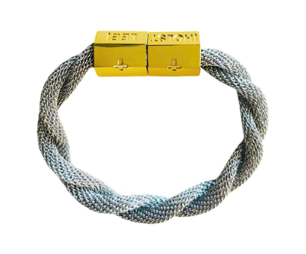 Holst + Lee Bracelet Silver Twisted Mesh Bracelet