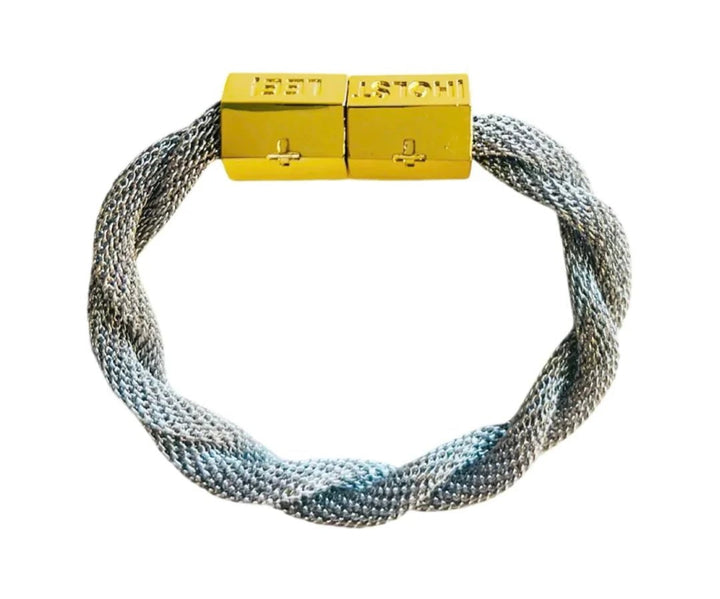 Holst + Lee Bracelet Silver Twisted Mesh Bracelet