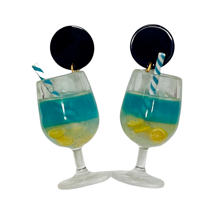 Holst + Lee Earrings Blue Lagoon Cocktail Earrings