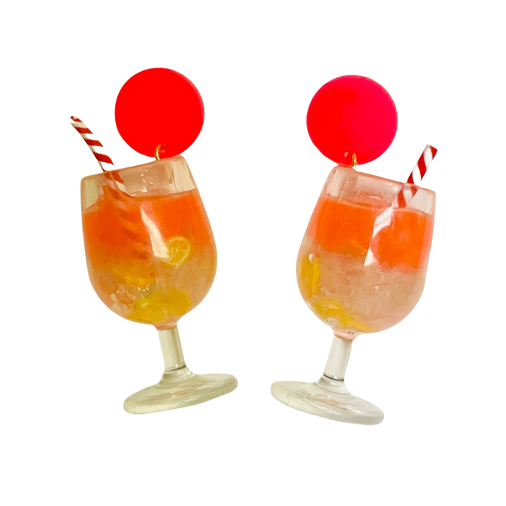 Holst + Lee Earrings Tequila Sunrise Cocktail Earrings