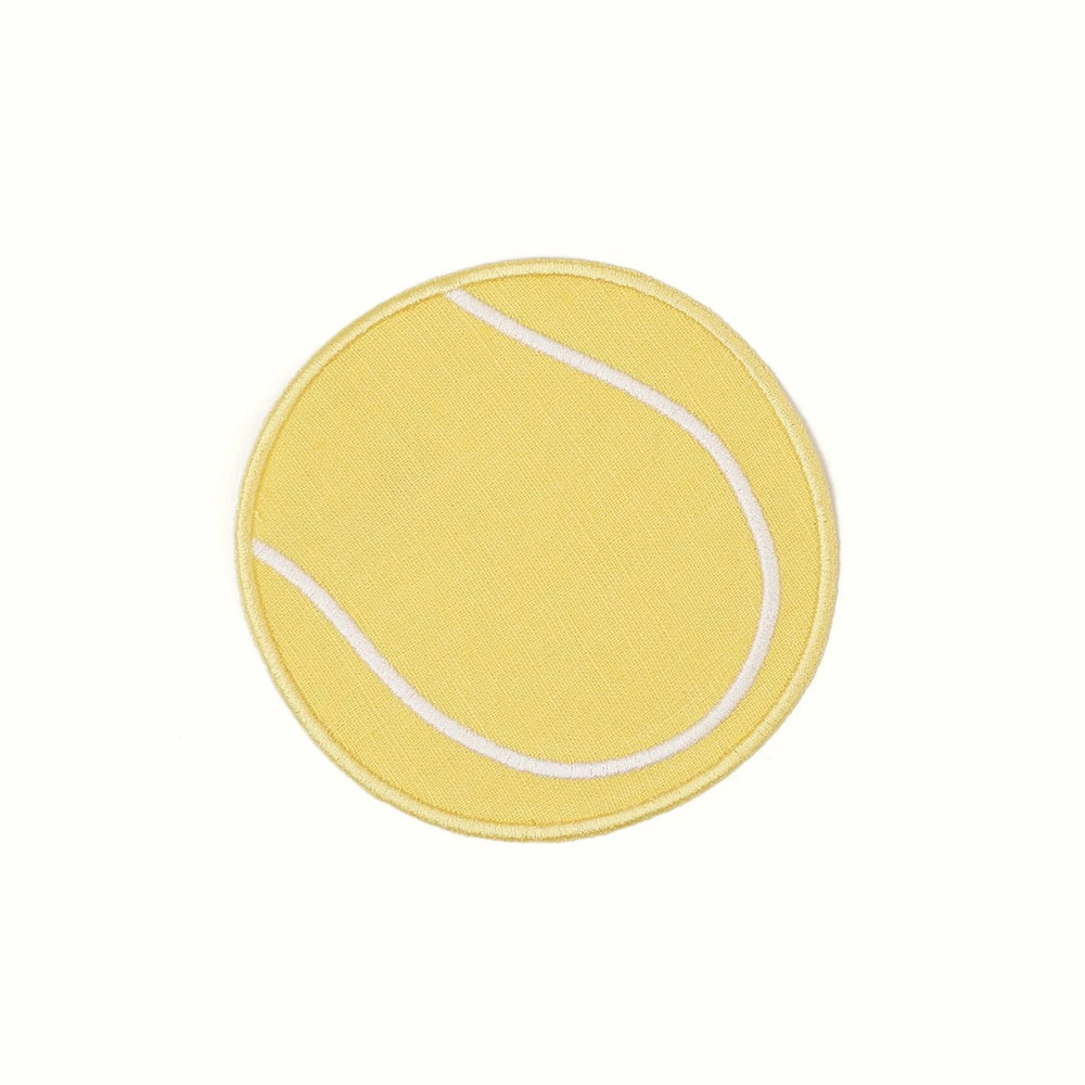 House of Gleason Cocktail Napkins Tennis Ball Linen Cocktail Napkins