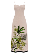 Carlie Midi Dress in Botanical