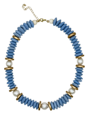 Lagos Collar Necklace in Periwinkle