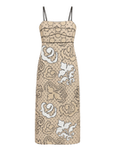 Sonya Midi Dress in Dotted
