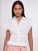 Rolo Sleeveless Top in Bright White