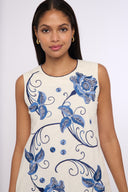 Tiffany Mini Dress in Kimber Embroidery