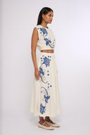 Porto Maxi Skirt in Kimber Embroidery