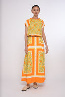 Cambie Top in Orange Blossom