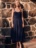 Marabel Dress in Midnight Blue