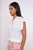 Rolo Sleeveless Top in Bright White