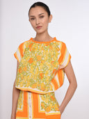Cambie Top in Orange Blossom