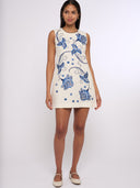 Tiffany Mini Dress in Kimber Embroidery