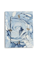 Inner Child Picture Frame Hand-Marbled Large Wall Picture Frame in Ocean Wave