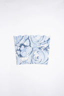 Inner Child Storage Bin Hand-Marbled Scallop Waste Bin / Storage Bin in Ocean Wave