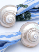 Inner Child Waste Bin Seashell Napkin Rings | Set of 4
