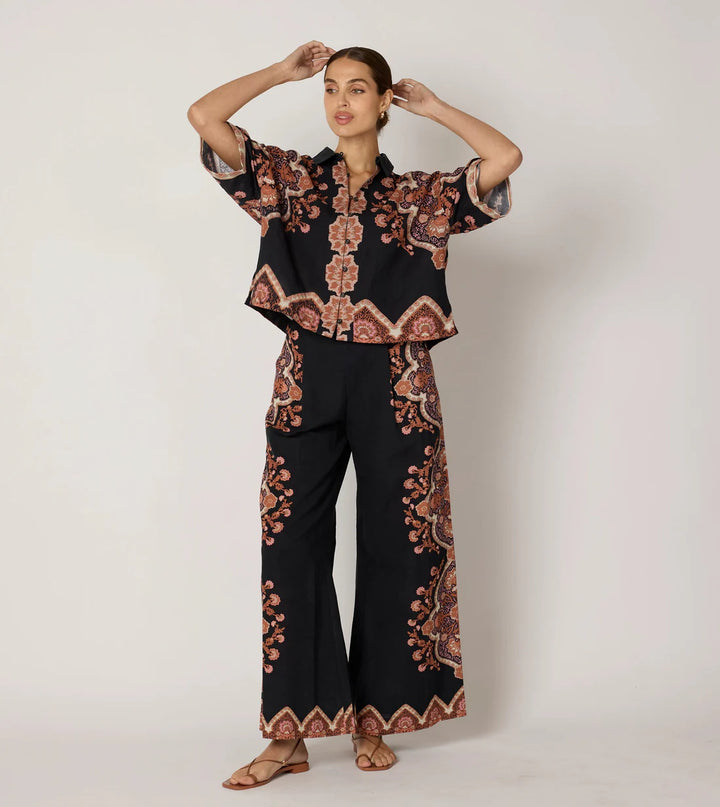 Jeni Blouse in Dark Lagos