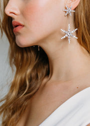 Jennifer Behr Earrings Estee Earring - Crystal