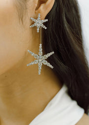 Jennifer Behr Earrings Estee Earring - Crystal