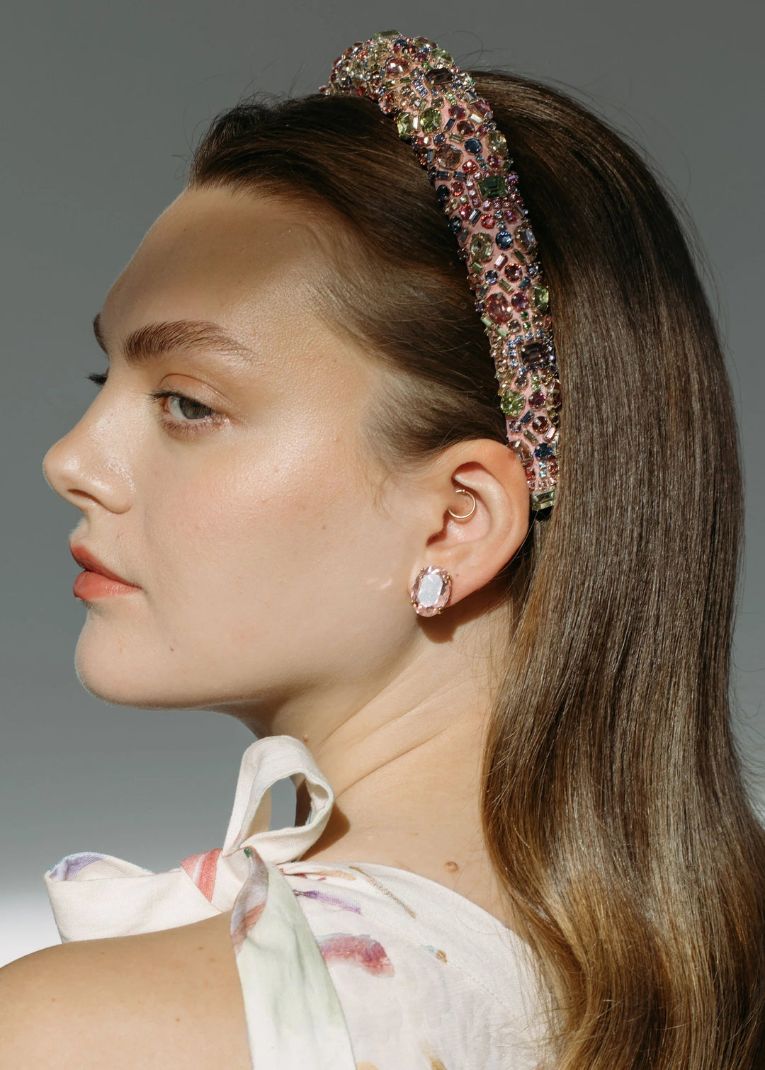 Jennifer Behr Earrings Gemma Stud Earrings - Light Rose