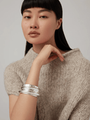 Jenny Bird Bracelet Silver Lennon Mega Bangle