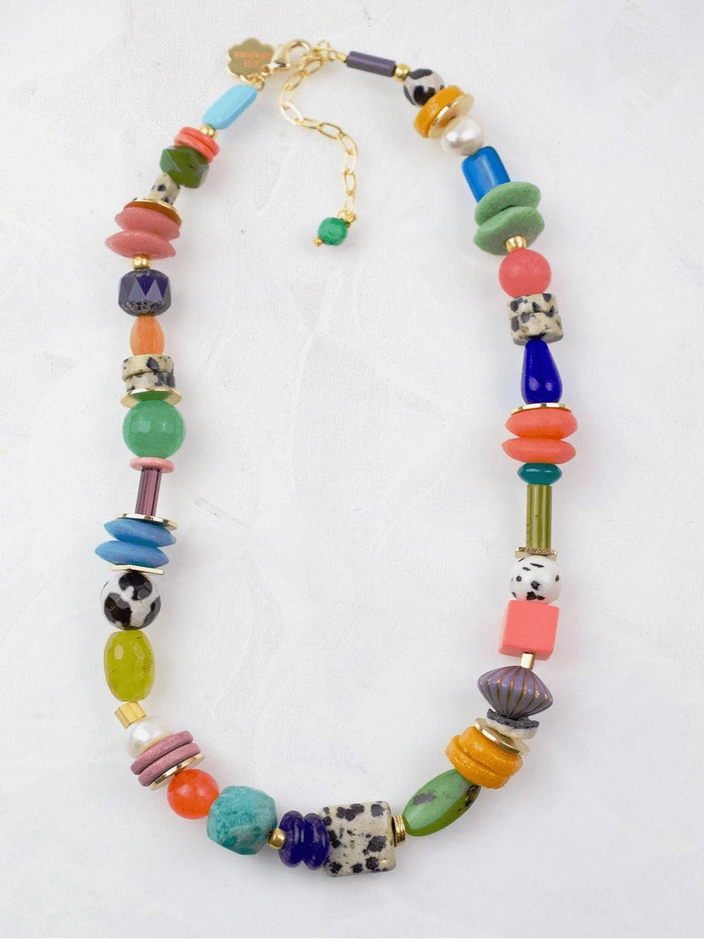 Jill Makes Necklace Georgie Chunky Beaded Statement Necklace