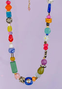 Jill Makes Necklace Winona Bright Colorful Beaded Necklace