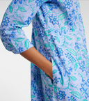 Juliet Dunn Dress Powder Blue & Royal Blue Maxi Dress