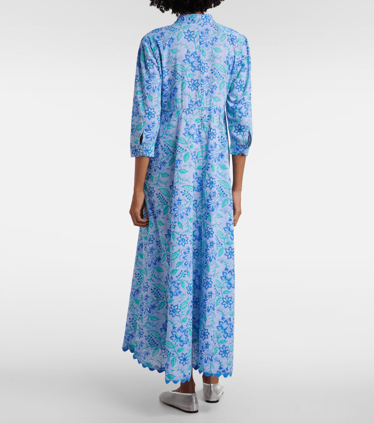 juliet maxi dress Powder Blue & Royal Blue Maxi Dress Size 4 / Blue