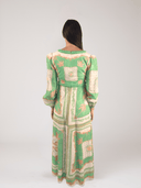 Kate Ford Dress Clivia Braided V Gown in Multi