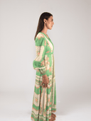 Kate Ford Dress Clivia Braided V Gown in Multi