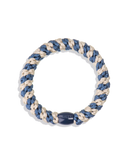 KKNEKKI Ponytail Holder Indigo Ivory Stripe KKNEKKI Hair Tie