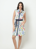 Kleid Dress Colette Dress in White Multi Garden