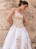 Kleid Dress Emilia Dress in Orange Cream