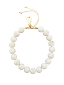 KMs GEMs Necklace Chunky Beaded Necklace in Milk