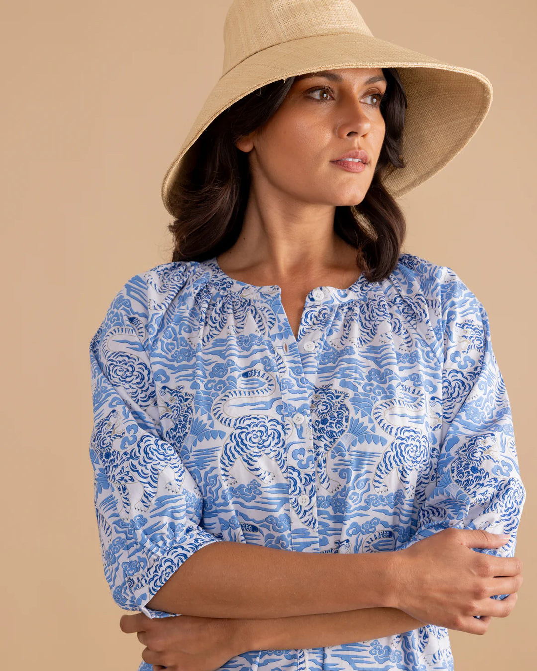 Madeline Dress in Tigris