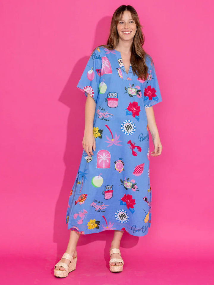 Delaney Dress in Coastal Icon