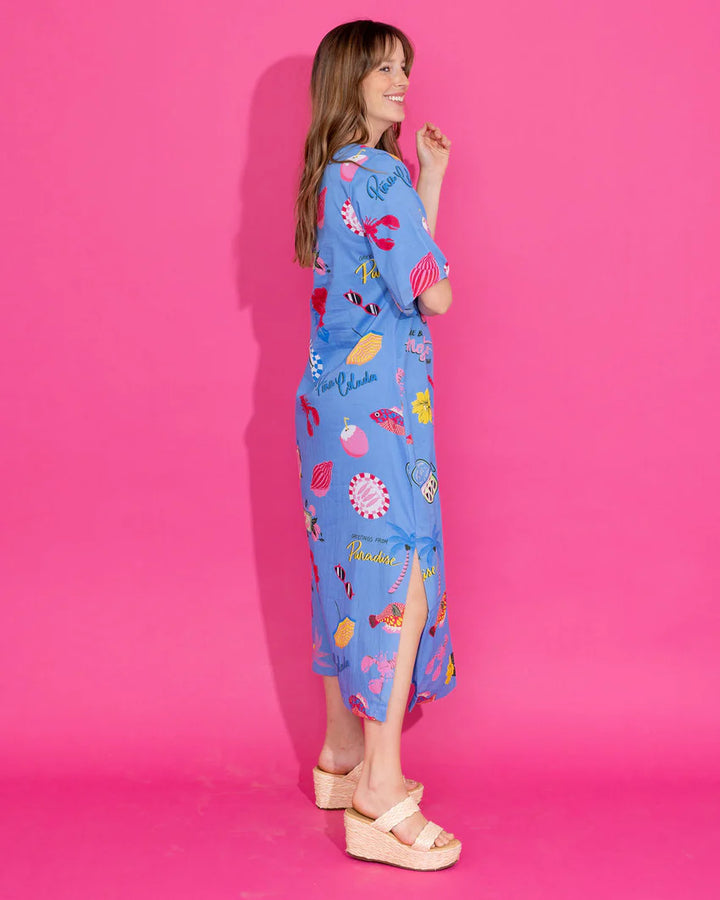Delaney Dress in Coastal Icon