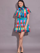 Willa Dress in Holiday Check