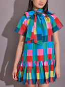 Willa Dress in Holiday Check