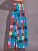 Daphne Skirt in Holiday Check