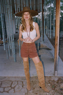 Lack Of Color Hat 57 CM (Medium) / Natural The Rancho in Choc
