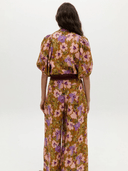 Lanhtropy Pants Culotte Linen Pants in Marly Print