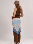 Las Sureñas Scarf One size / Blue Africa Light Blue Scarf