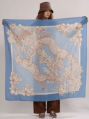 Las Sureñas Scarf One size / Blue Africa Light Blue Scarf