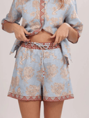 Las Sureñas Shorts Africa Light Blue Shorts